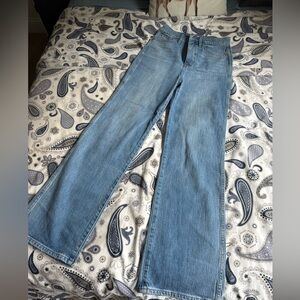 Madewell 11” High-Rise Light Blue Flare Jeans